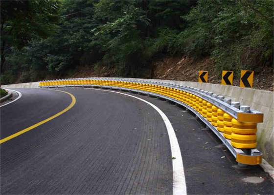 Good price EVA PU Foam Highway Rotating Safety Crash Barrier Collision Proof สำหรับ Guardrail ออนไลน์