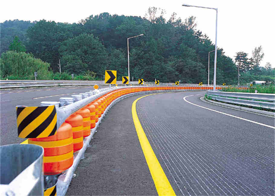 Good price Orange New Advanced วัสดุ EVA Highway Revolving Guardrail ออนไลน์