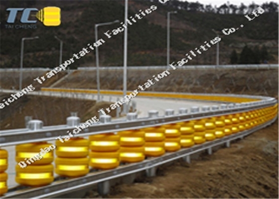 Double Buckets Q235 Q345 Road Rolling Barrier ปรับแต่งได้