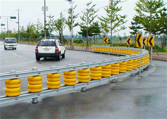 OEM ODM Service Highway Safety Roller Barrier สีที่กำหนดเอง
