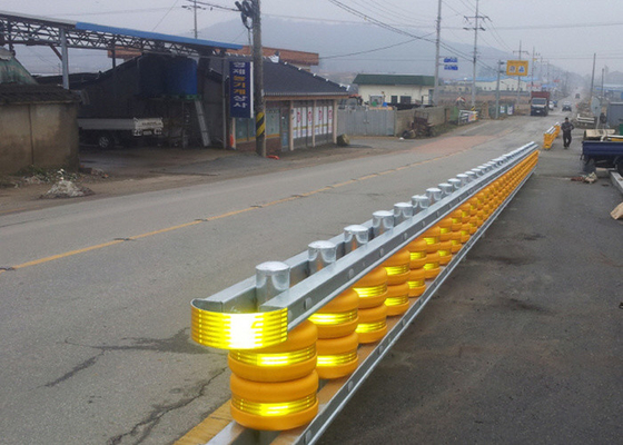 Good price ความปลอดภัยในการจราจร Eva Buckets Rolling Anti Crash Guardrail Road Roller Barrier ออนไลน์