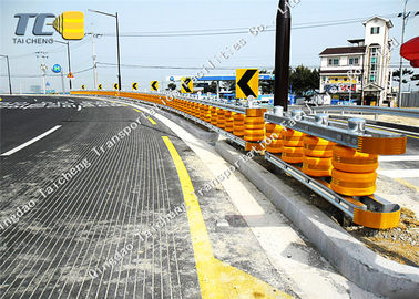 เส้นผ่านศูนย์กลาง 370 มม. แถบสะท้อนแสง Highway Roller Barrier