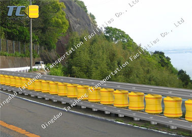 ความสูง 510 มม. ทางหลวงหมุน Guardrail Roller Crash Barrier