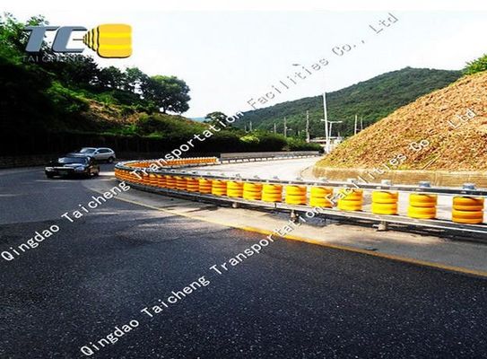 Good price โฟมลูกกลิ้งรั้วความปลอดภัยลูกกลิ้ง อุปสรรค Q235 จุ่มร้อนชุบสังกะสีวัสดุโลหะ ออนไลน์