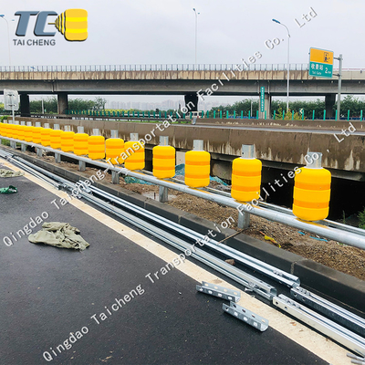 Good price ราวบันไดเลื่อน Barrel Highway Guide Rail ป้องกันการชนกันของท่อ Guardrail ออนไลน์