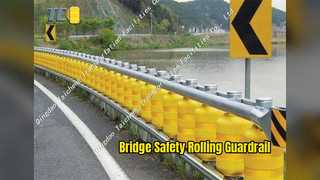 ความปลอดภัยของสะพาน Rolling Guardrail Barrier