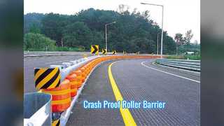 การป้องกันความผิดพลาดด้านความปลอดภัยบนทางหลวงของ Roller Barrier