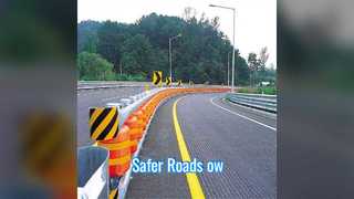 ความปลอดภัยทางถนนของ Barrier Roller Highway แบบกำหนดเอง